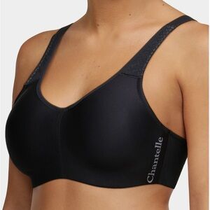 Chantelle High Support Black Sports Bra size D